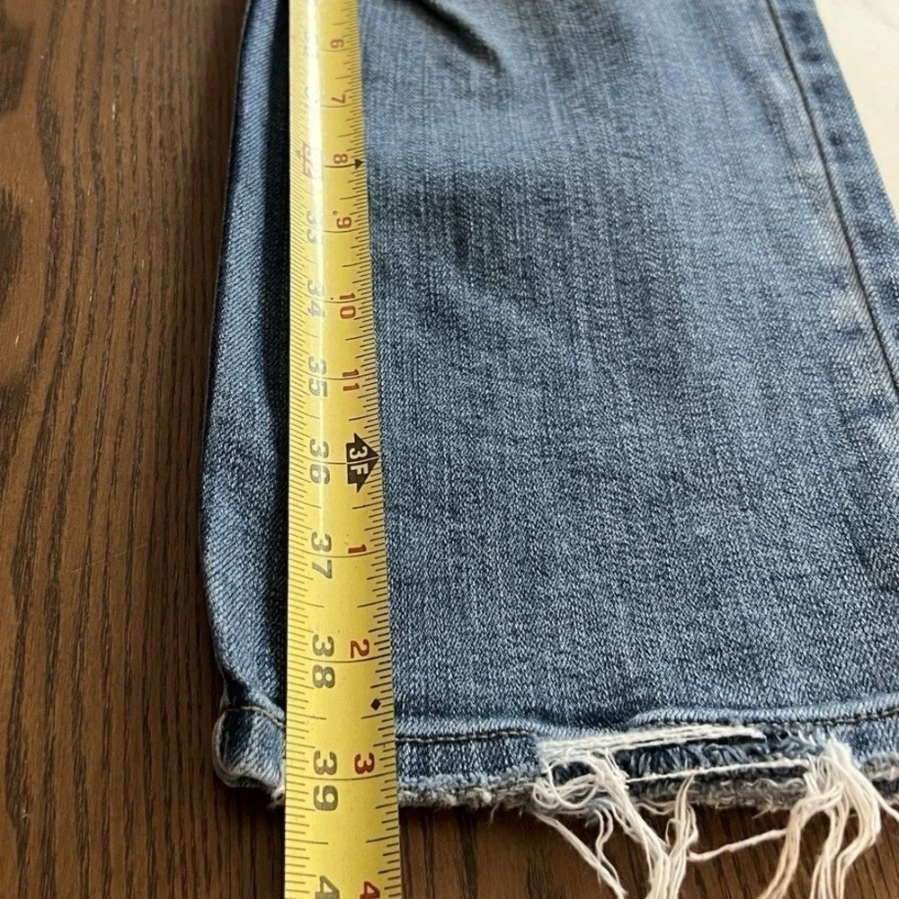 Ultra High Rise Straight Distressed Y2K Jeans Flying Monkey Womens Size 28 - Picture 5 of 12